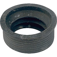 Wavin rubber overgang 40x30 pvc-metaal, zwart