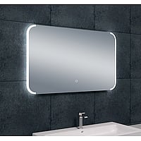 Sub Bracket spiegel met dimbare LED-verlichting met spiegelverwarming 100x60 cm