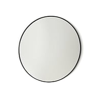 Sub 16 ronde spiegel 60 cm, mat zwart