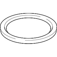 Geberit PE rubber o-ring afdichting, EPDM, zwart, binnendiameter 50mm