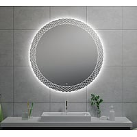 Wiesbaden Deco condensvrije spiegel met LED-verlichting ø 100 cm
