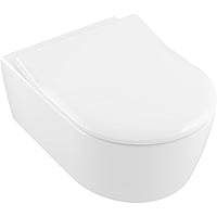 Villeroy & Boch Avento CombiPack hangend toilet diepspoel Directflush inclusief toiletzitting SlimSeat en softclose en quickrelease, wit