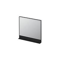 INK SP14 rechthoekige spiegel inclusief planchet 80 x 90 x 10 cm, mat zwart