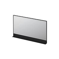 INK SP14 rechthoekige spiegel inclusief planchet 80 x 140 x 10 cm, mat zwart