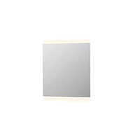 INK SP4 spiegel met aluminium frame met boven- en onder LED-verlichting, colour-changing en sensorschakelaar 80 x 80 x 4 cm