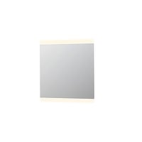 INK SP4 spiegel met aluminium frame met boven- en onder LED-verlichting, colour-changing en sensorschakelaar 80 x 90 x 4 cm