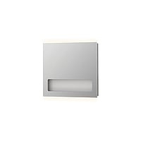 INK SP8 Spiegel met geintegreerd planchet met boven- en onder LED-verlichting 80 x 90 x 8 cm