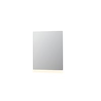 INK SP3 spiegel met aluminium frame met indirecte boven of onder LED-verlichting en sensorschakelaar 80 x 70 x 4 cm