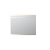 INK SP6 spiegel met aluminium frame met indirecte boven- en onder LED-verlichting, colour-changing en sensorschakelaar 80 x 120 x 4 cm