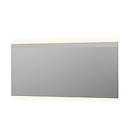 INK SP11 spiegel van rookglas op aluminium frame met indirecte boven- en onder LED-verlichting en sensorschakelaar 80 x 180 x 4 cm