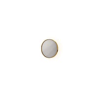 INK SP17 ronde spiegel voorzien van dimbare LED-verlichting, verwarming en colour-changing ø 40 cm, mat goud