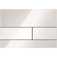 TECE Square wc-bedieningsplaat voor duospoeling 22 x 15 x 1,1 cm, wit