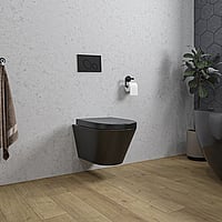 Sub Stereo hangend toilet met softclose- en quick release-zitting, 40 x 35,5 x 53 cm, mat zwart