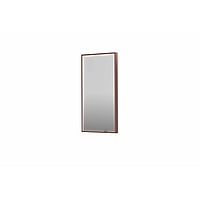 INK SP19 rechthoekige spiegel verzonken in kader met dimbare LED-verlichting, color changing, spiegelverwarming en schakelaar 40 x 4 x 80 cm, geborsteld koper