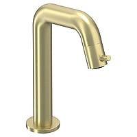 IVY Bond fonteinset: fonteinkraan Contour model S 19,7 cm en clickplug, geborsteld mat goud PVD