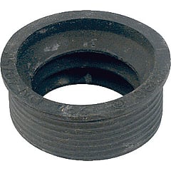 Wavin rubber overgang 50x30 pvc-metaal, zwart