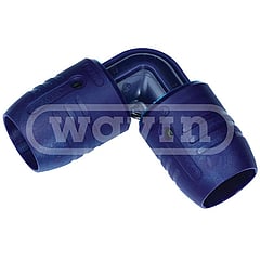 Wavin Smartfix PPSU knie 90 graden 20 mm, pers, blauw
