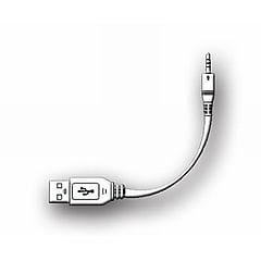AquaSound kabel voor oplaadset compleet voor wipod, zwart