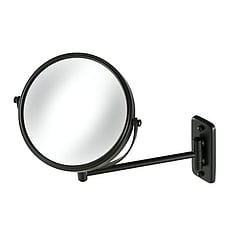 Geesa Mirror spiegel 1-armig rond 20cm, matzwart