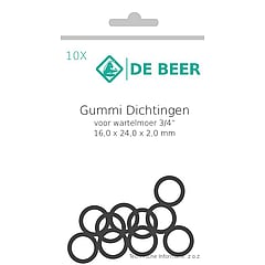 De Beer gummi ring 3/4" 16x24x2,0 a 10 stuks