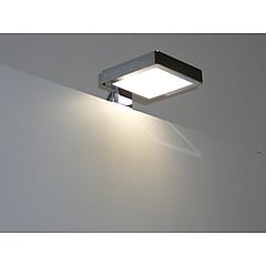 Sub 129 LED-verlichting voor spiegel 10 cm, chroom