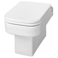 Wiesbaden Carré hangend toilet diepspoel met softclose zitting, wit