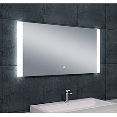 Sub Sunny spiegel met dimbare LED-verlichting met spiegelverwarming 120x60 cm
