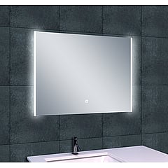 Sub Duo-LED spiegel met dimbare LED-verlichting en spiegelverwarming 80x60 cm