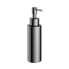 Hotbath Cobber vrijstaande zeepdispenser 17,8 x 5 x 6,9 cm, zwart/chroom