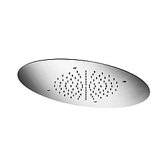 Hotbath Mate hoofddouche met LEDs ovaal 38x60 cm, chroom