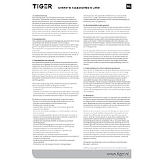 Tiger Items douchemandje 9 x 36,1 x 13,6 cm, geborsteld rvs
