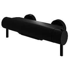 Hotbath Buddy thermostatische badmengkraan met cascade uitloop 29,8 cm, mat zwart