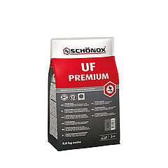 Schonox Uf-premium slibbare universele voegmortel 5kg, donkergrijs