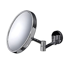 HSK make-up spiegel rond wandmodel, onverlicht, chroom
