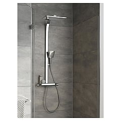HSK Shower-Set AquaTray RS 200 thermostaat, wit