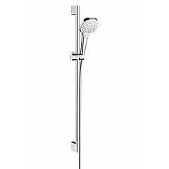 hansgrohe Croma select e multi glijstangset 90 cm. wit-chroom, wit chroom