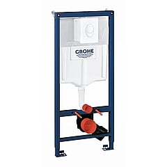 GROHE Rapid SL inbouwreservoir voor hangend toilet 113x50x13,5-23 cm met Skate Air bedieningspaneel, alpine wit