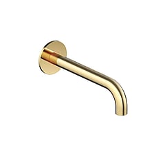 Hotbath Cobber uitloop 18cm, natural brass