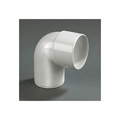 Dyka PVC lijm bocht wit 90° 32mm mof/spie wit