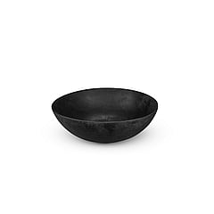 LoooX Ceramic Raw opzetwaskom Ø 40 cm, black