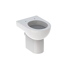 Geberit Renova toilet vlakspoel verhoogd +2 cm PK-uitlaat KeraTect, wit