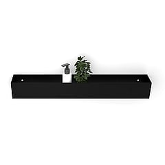 LoooX Colour Shelf Box planchet 60 x 10 x 10 cm, mat zwart