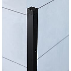 Sub 65 verbredingsprofiel voor zijwand 2x193,3 cm, mat zwart