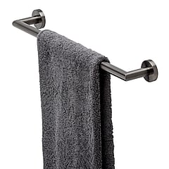 Geesa Nemox handdoekhouder 45 cm, zwart metaal geborsteld