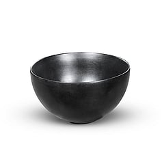 LoooX Ceramic Raw Small opzetkom rond Ø 23 cm, black