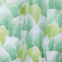 Differnz Greens waterdicht douchegordijn 180 x 200 cm, wit / groen