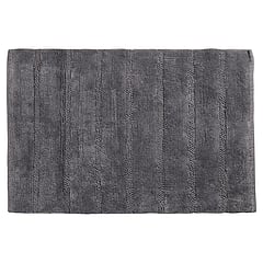 Differnz Stripes badmat geschikt voor vloerverwarming 45 x 75 cm, grijs
