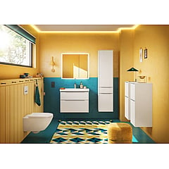 Villeroy & Boch Subway 3.0 Rimless hangend diepspoel toilet met TwistFlush en CeramicPlus 37 x 56 x 36 cm, stone white