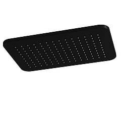 Hotbath Gal hoofddouche rechthoek 27 x 40 cm, mat zwart