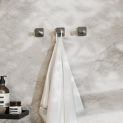 Hotbath Gal handdoekhaak 4 x 4 x 5,3 cm, geborsteld nikkel PVD